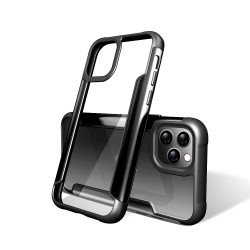 iPhone 11 Pro (5.8in) Clear IronMan Armor Hybrid Case (Black)